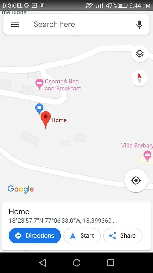 Guest house Csompo Bed And Breakfast Ocho Rios